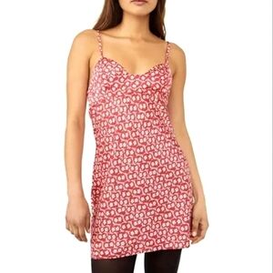 Free People On Our Radar Slip dress floral size large